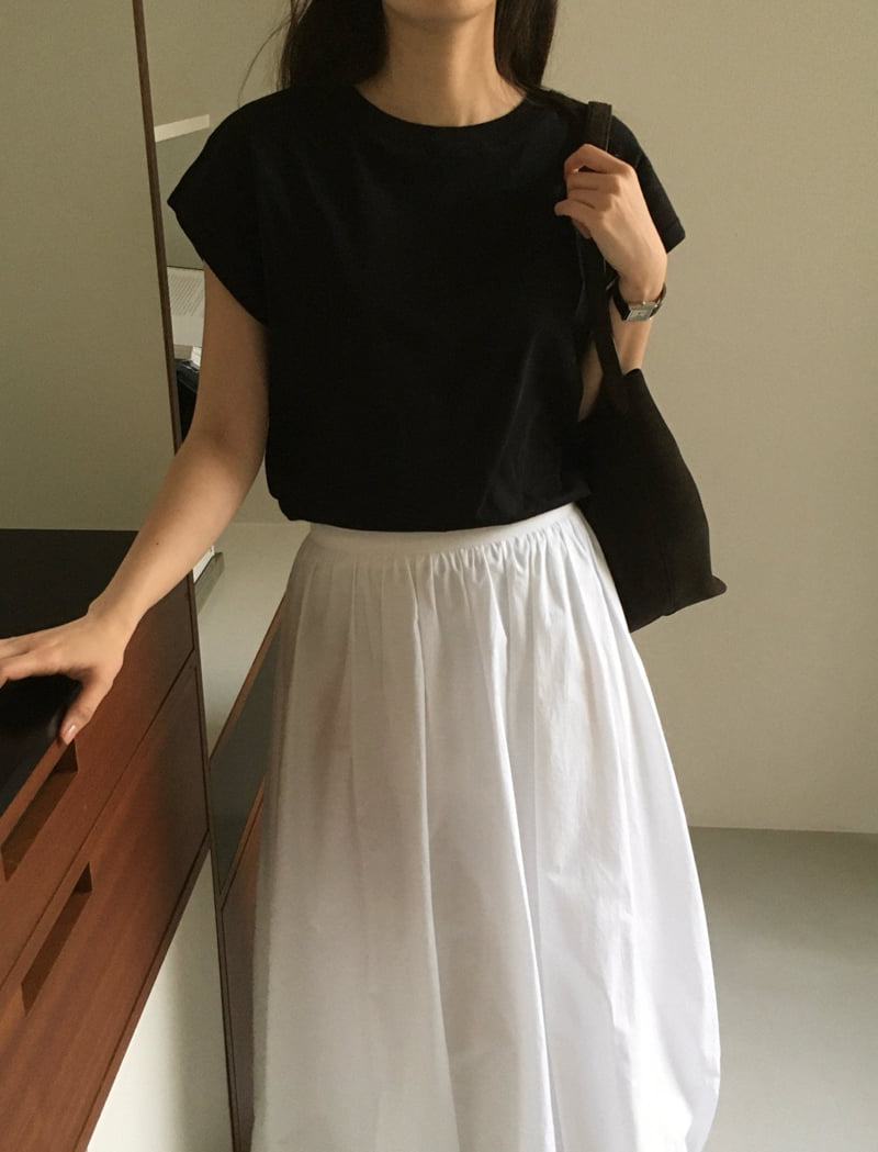 Moani - Korean Women Fashion - #thatsdarling - Premium Silket Shoulder Top - 2