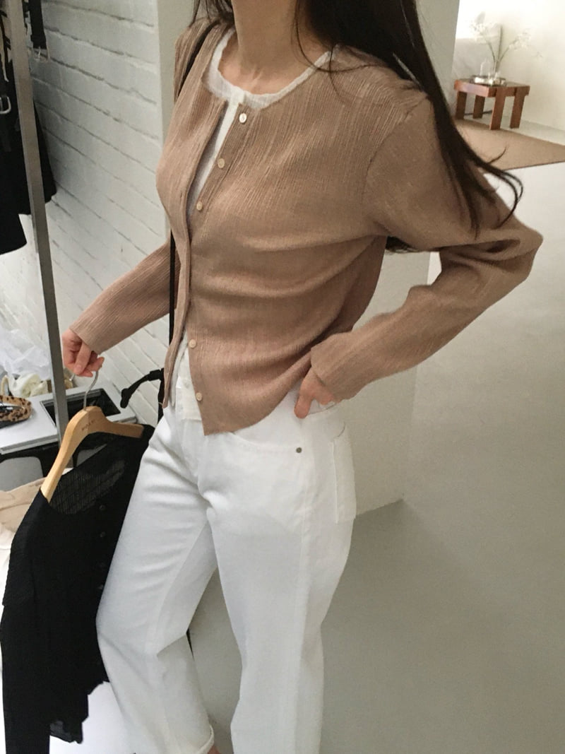Pleats Cardigan by Moani for Women - view 4