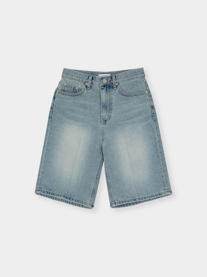 Moani - Korean Women Fashion - #vintageinspired - Bermuda Denim Shorts - 2