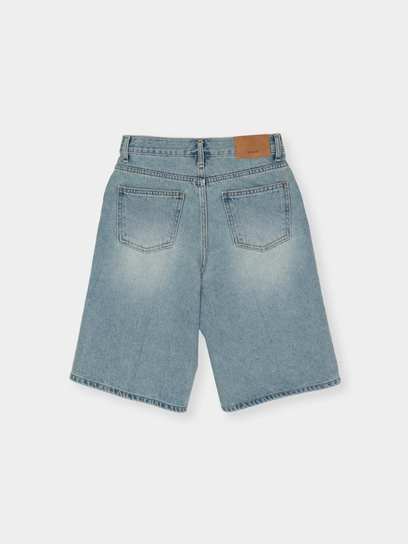 Moani - Korean Women Fashion - #vintagekidsstyle - Bermuda Denim Shorts - 3