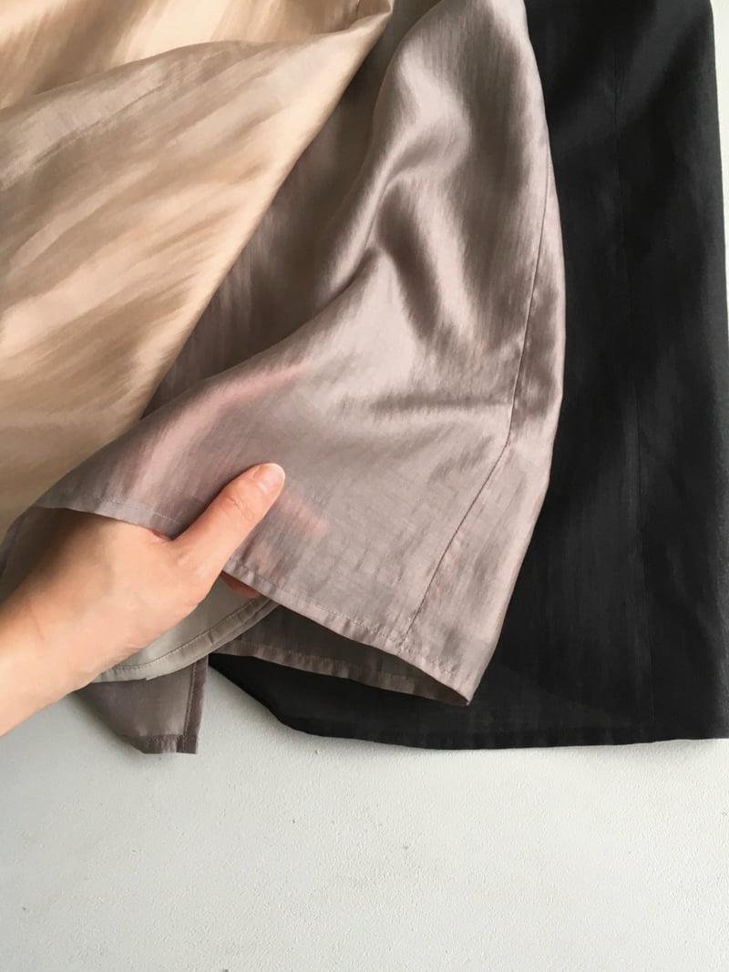 Moani - Korean Women Fashion - #womensfashion - Shine Layered Banded Skirt - 10