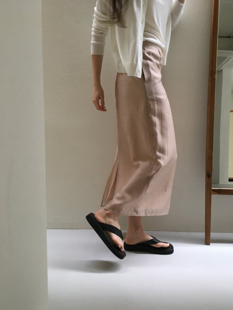 Moani - Korean Women Fashion - #womensfashion - Shine Layered Banded Skirt - 12