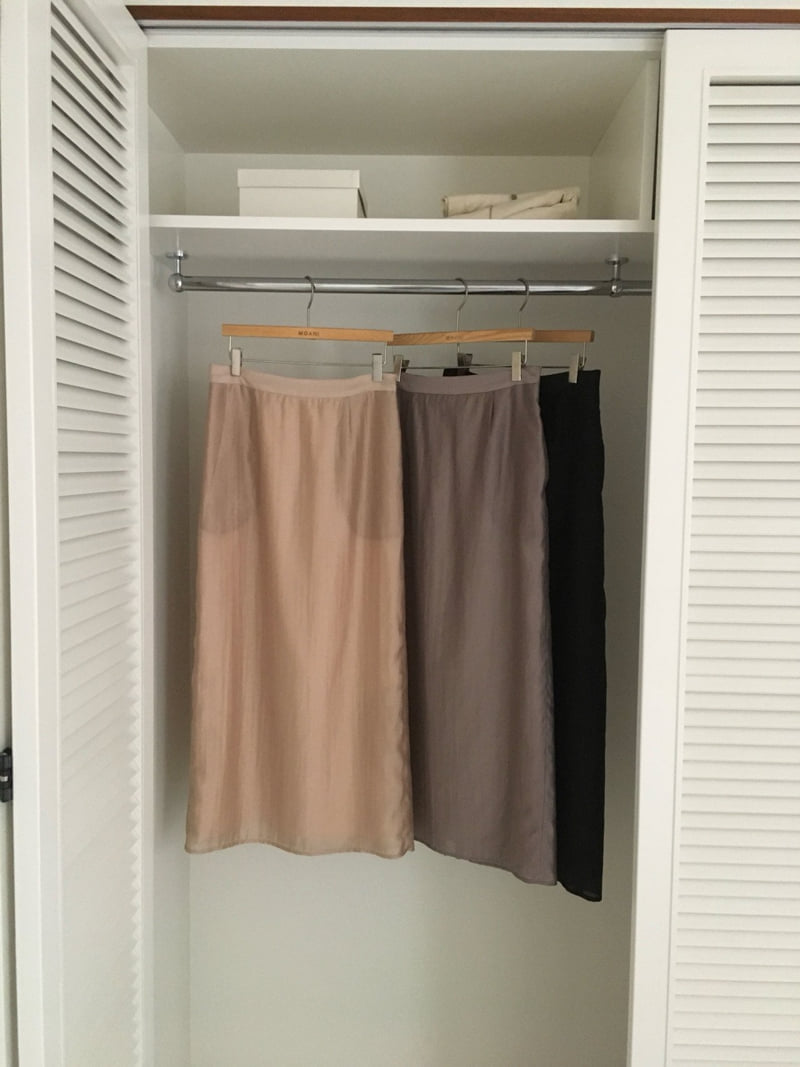 Moani - Korean Women Fashion - #momslook - Shine Layered Banded Skirt - 4