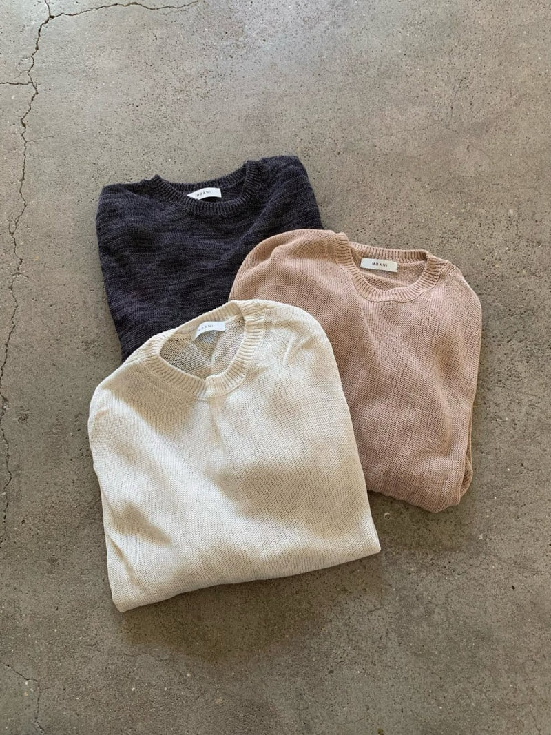 Moani - Korean Women Fashion - #momslook - Nep Linen Sand Knit Pullover - 4