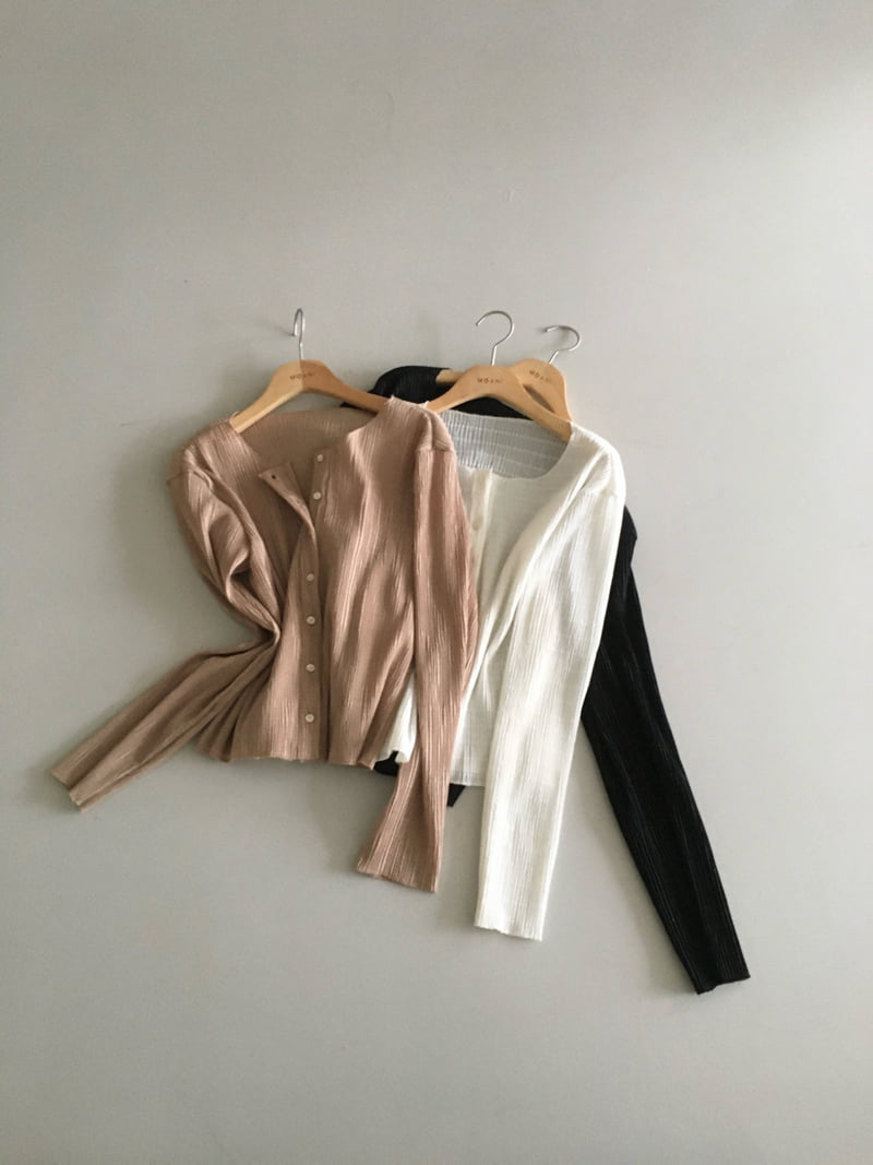 Pleats Cardigan by Moani for Women - view 6