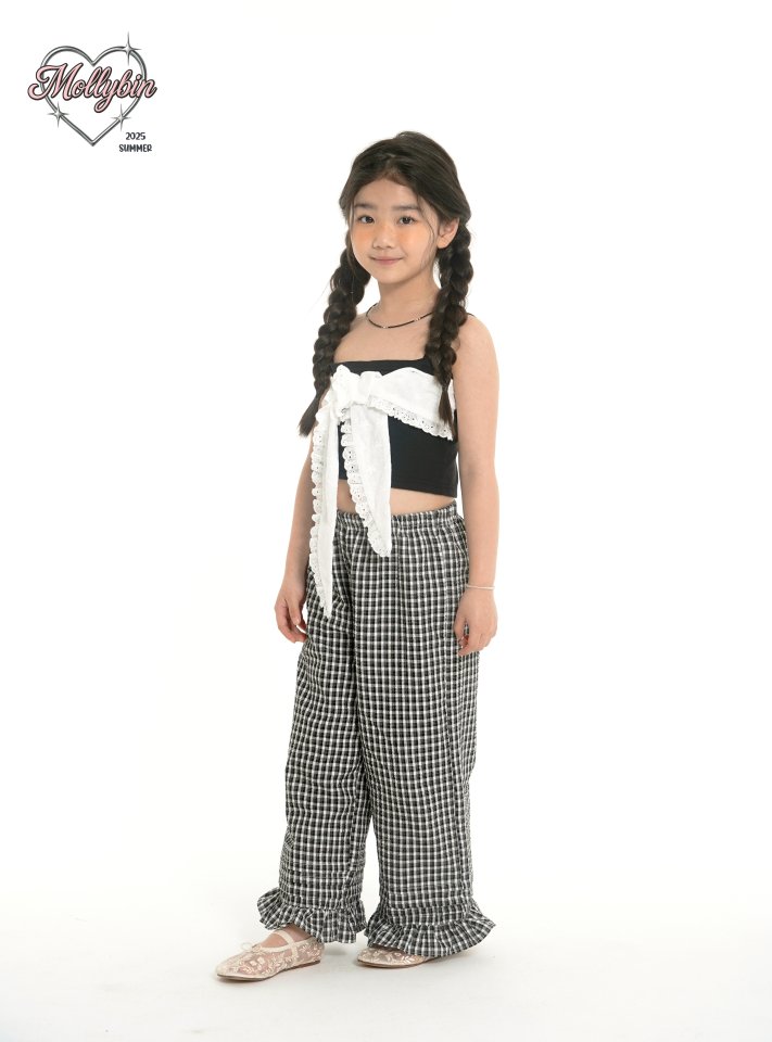 Mollybin - Korean Children Fashion - #Kfashion4kids - Eyelet Crop Top - 11