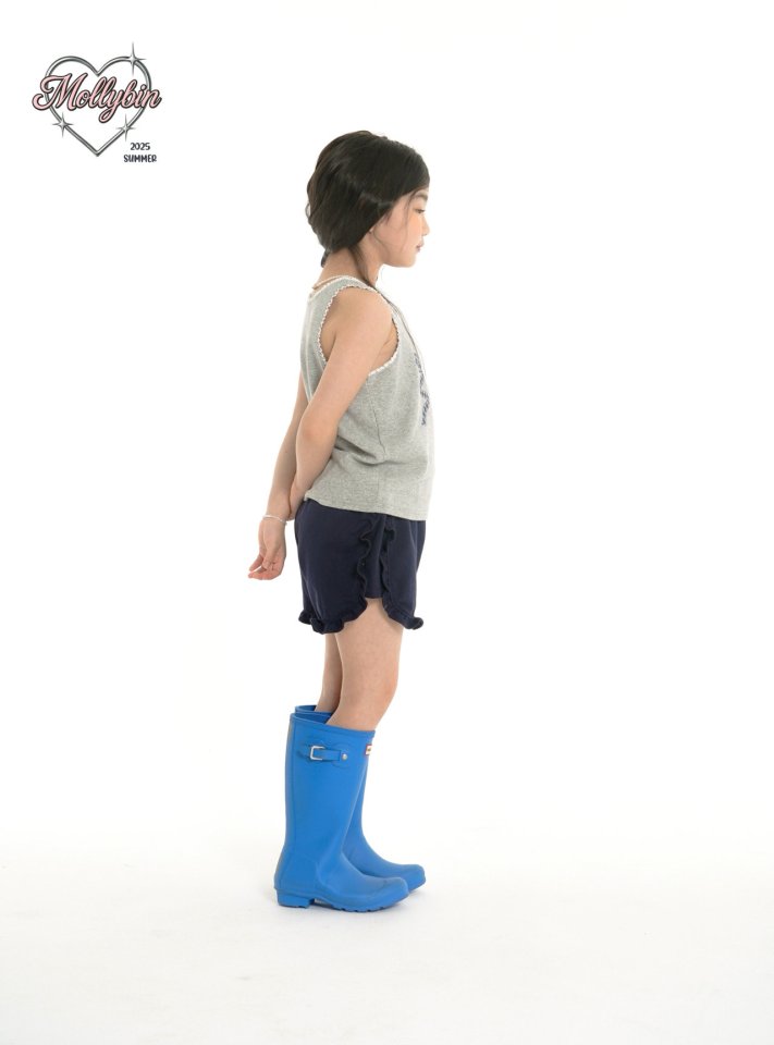 Mollybin - Korean Children Fashion - #Kfashion4kids - Sandy Frill Shorts - 6