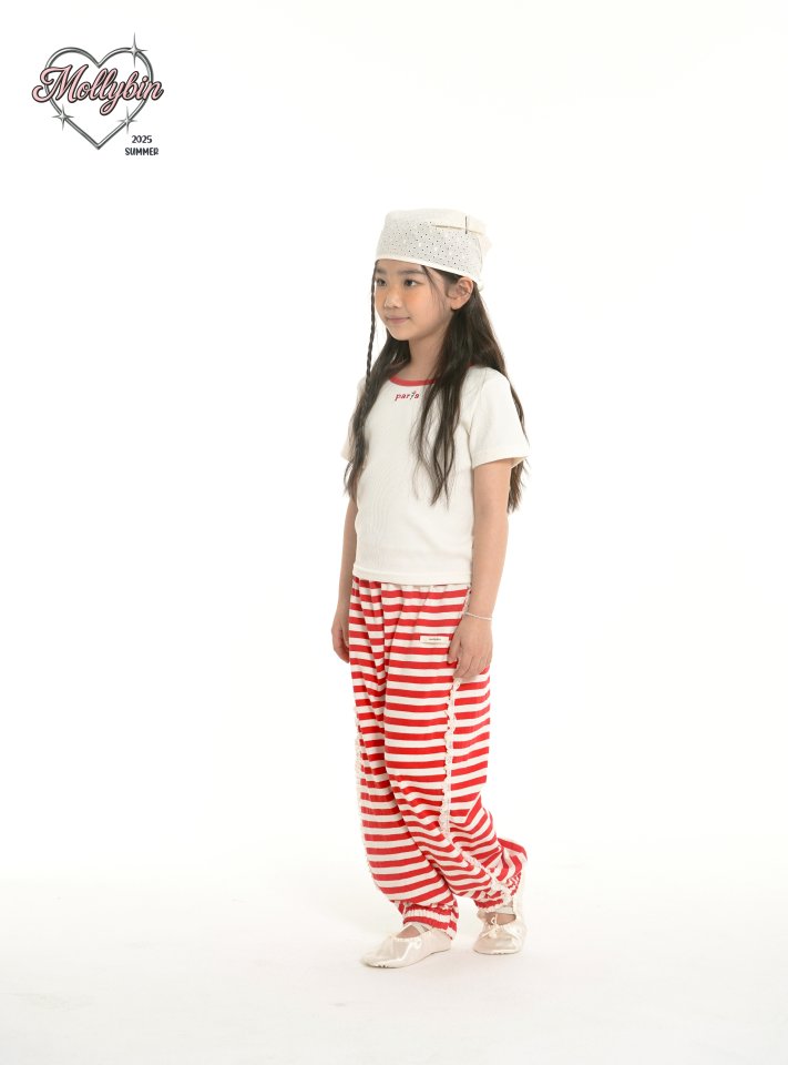 Mollybin - Korean Children Fashion - #childofig - Rose Binding Tee - 5
