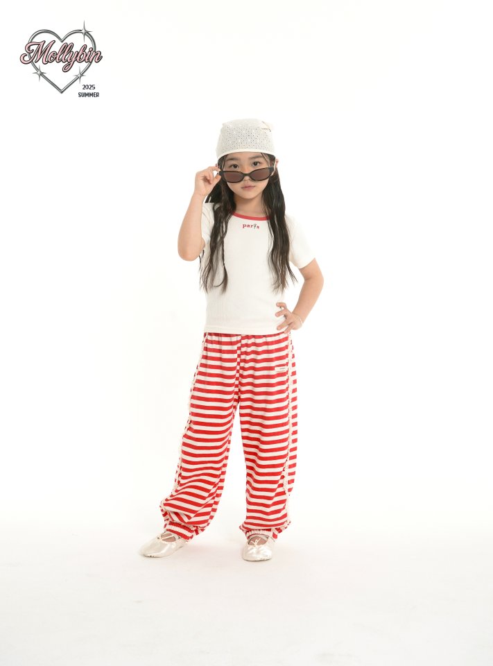 Mollybin - Korean Children Fashion - #childofig - Rose Binding Tee - 6