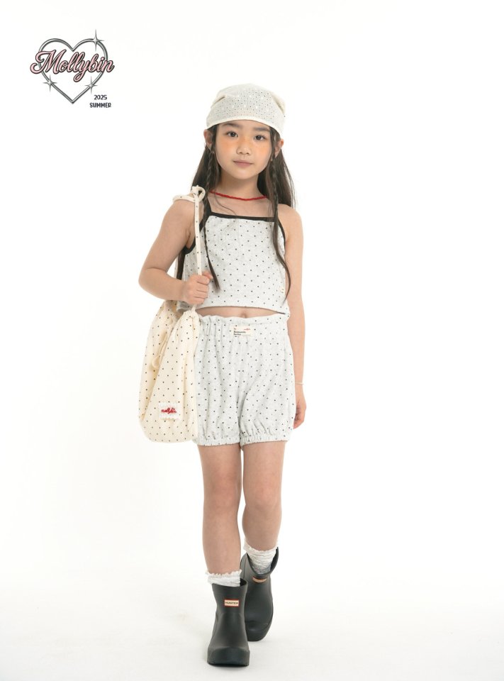 Mollybin - Korean Children Fashion - #childrensboutique - Dot Terry Set - 12