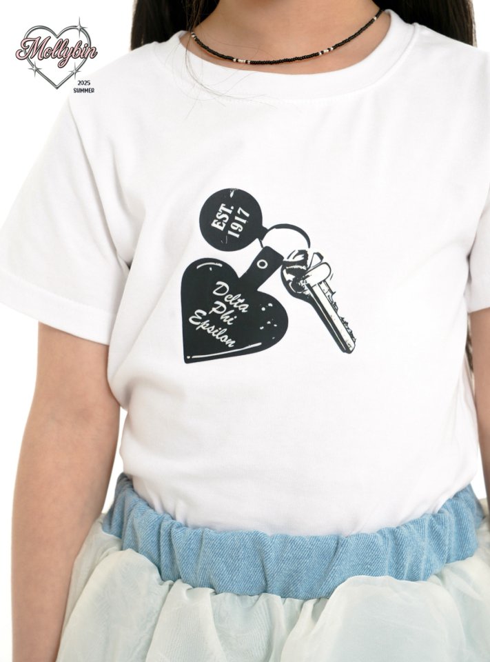 Mollybin - Korean Children Fashion - #childrensboutique - Keyring Tee - 11