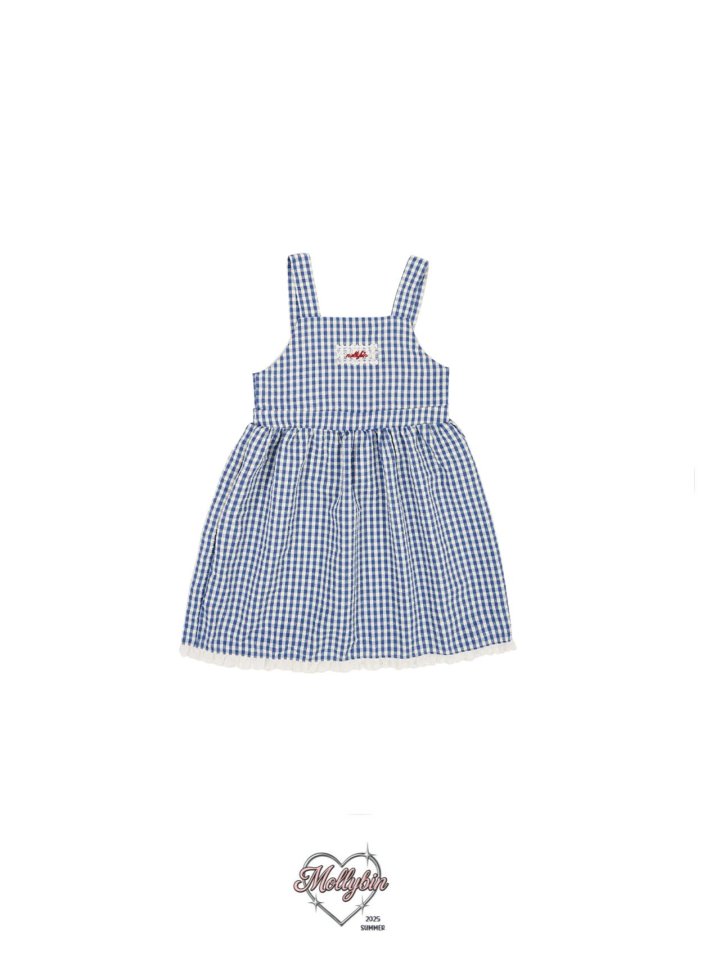 Mollybin - Korean Children Fashion - #childrensboutique - Wendy Check Dress