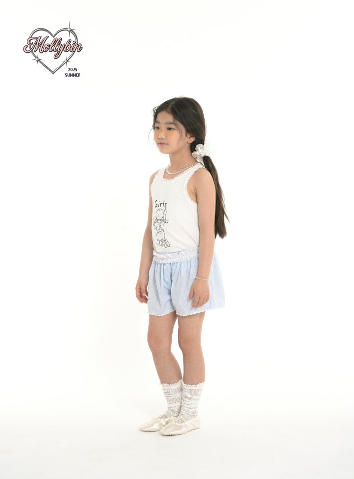 Mollybin - Korean Children Fashion - #childrensboutique - Bebe Lace Shorts - 10