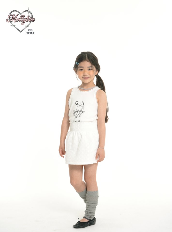 Mollybin - Korean Children Fashion - #designkidswear - Shirred Ribbon Skirt - 9
