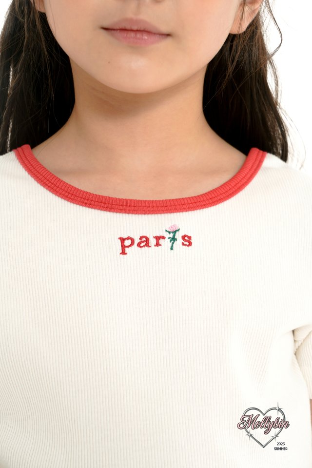 Mollybin - Korean Children Fashion - #fashionkids - Rose Binding Tee - 10