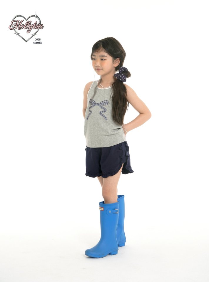 Mollybin - Korean Children Fashion - #kidsshorts - Sandy Frill Shorts - 4