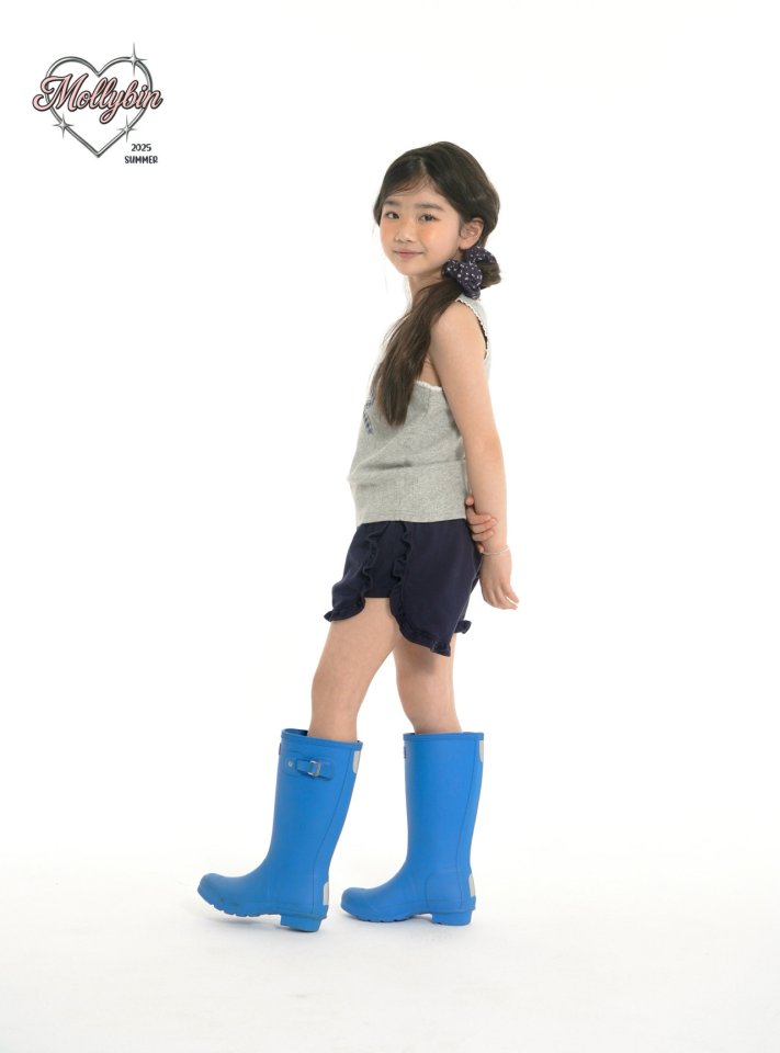 Mollybin - Korean Children Fashion - #kidzfashiontrend - Sandy Frill Shorts - 5