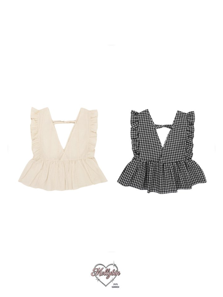 Mollybin - Korean Children Fashion - #kidzfashiontrend - Sophie Frill Top