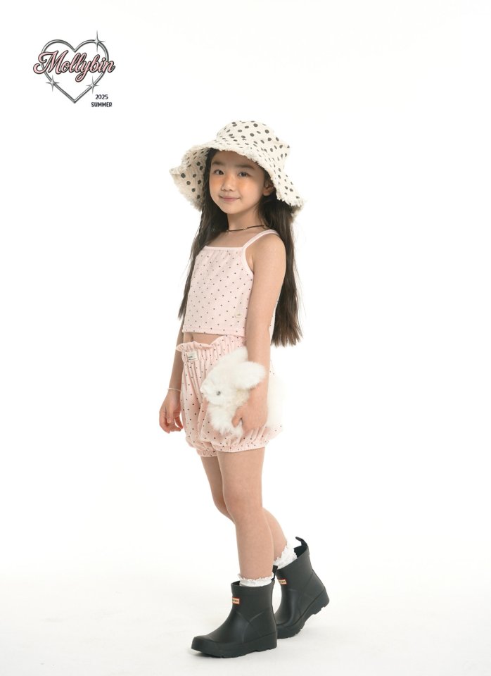 Mollybin - Korean Children Fashion - #littlefashionista - Dot Terry Set - 6