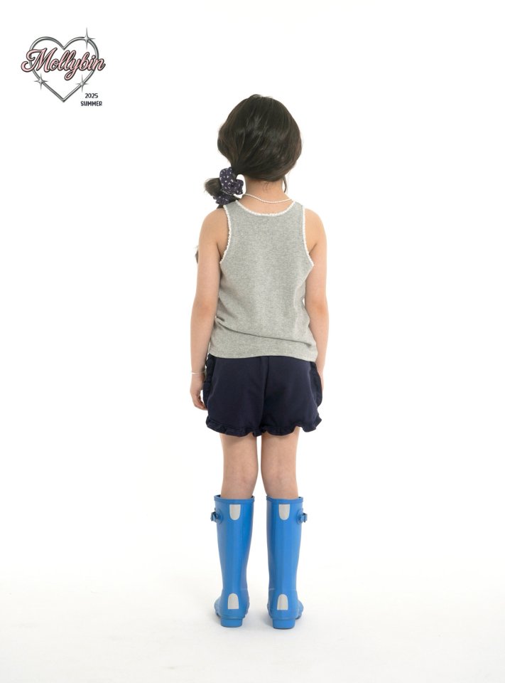 Mollybin - Korean Children Fashion - #littlefashionista - Sandy Frill Shorts - 7