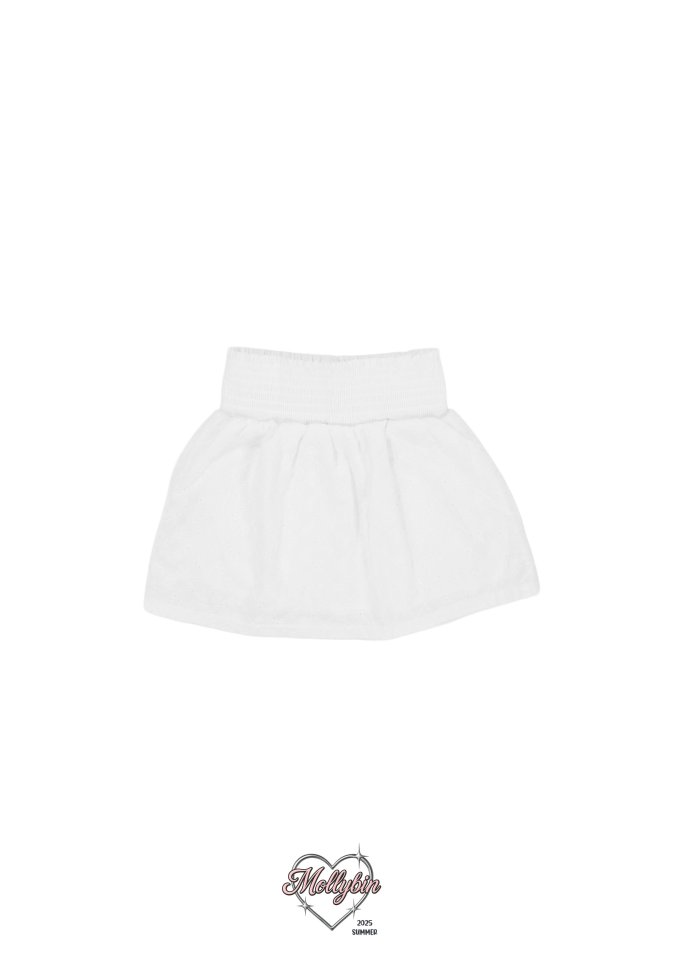 Mollybin - Korean Children Fashion - #magicofchildhood - Shirred Ribbon Skirt