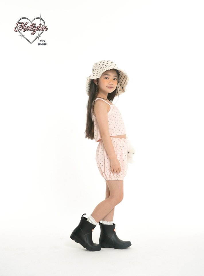 Mollybin - Korean Children Fashion - #minifashionista - Dot Terry Set - 8