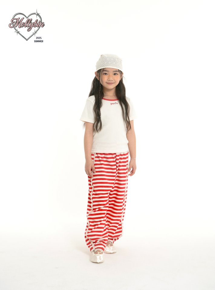 Mollybin - Korean Children Fashion - #minifashionista - Rose Binding Tee - 3