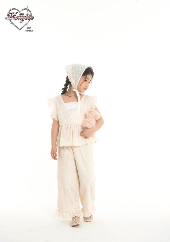 Mollybin - Korean Children Fashion - #minifashionista - Sophie Frill Top - 5