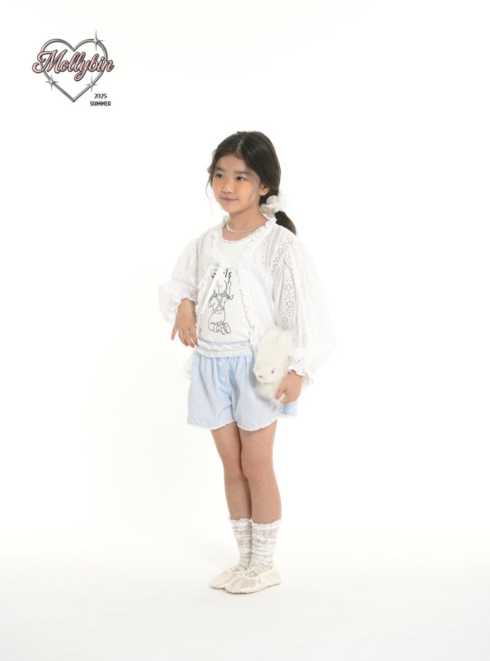 Mollybin - Korean Children Fashion - #magicofchildhood - Bebe Lace Shorts - 4