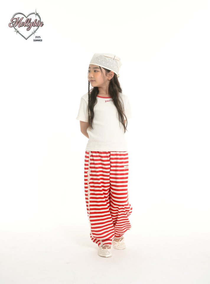Mollybin - Korean Children Fashion - #minifashionista - Rose Binding Tee - 4