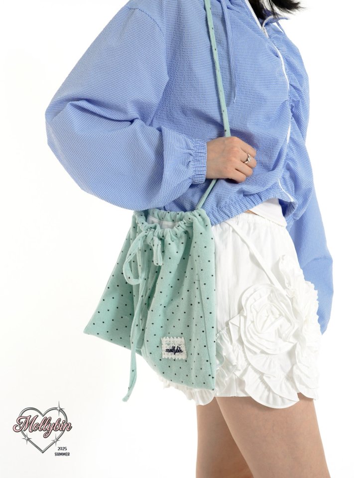 Mollybin - Korean Children Fashion - #prettylittlegirls - Dot Terry Bag - 8