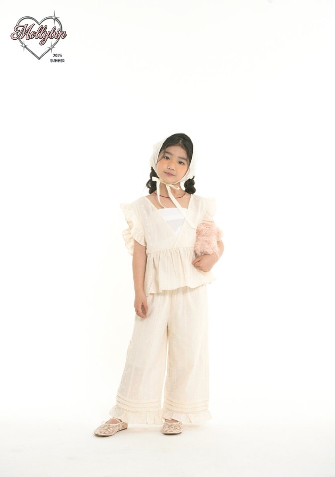 Mollybin - Korean Children Fashion - #prettylittlegirls - Sophie Frill Top - 6
