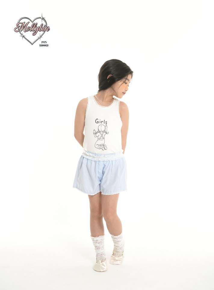 Mollybin - Korean Children Fashion - #stylishchildhood - Bebe Lace Shorts - 8