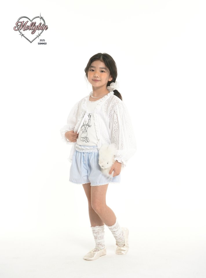 Mollybin - Korean Children Fashion - #todddlerfashion - Bebe Lace Shorts - 6