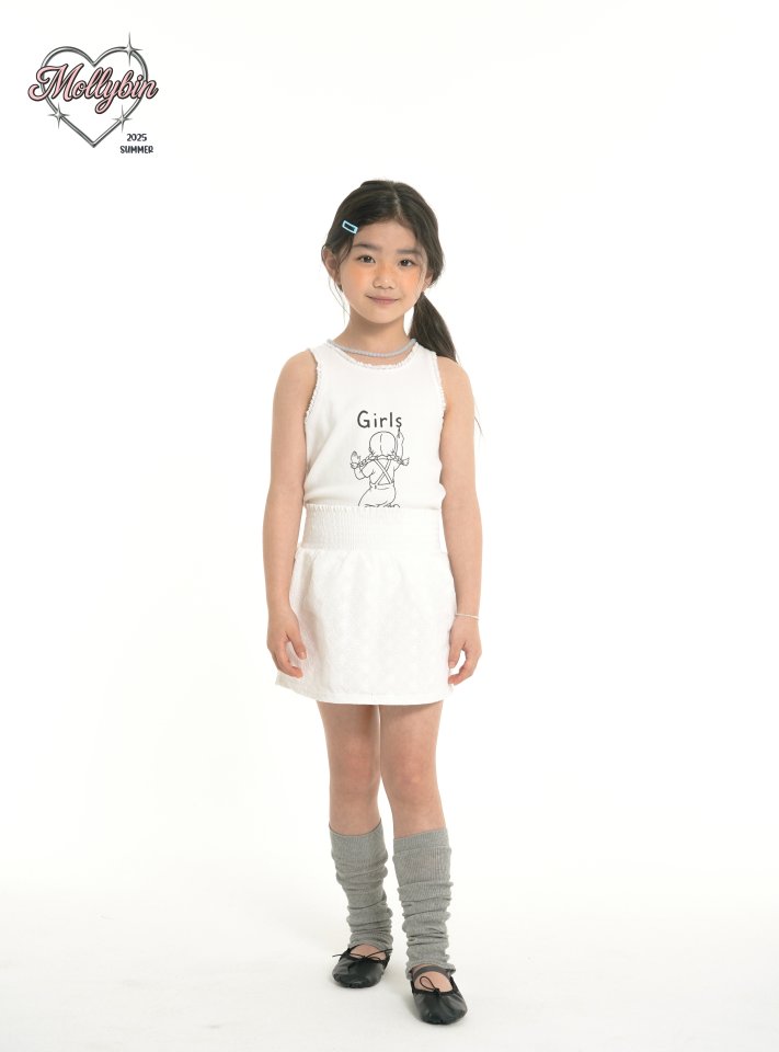 Mollybin - Korean Children Fashion - #toddlerclothing - Shirred Ribbon Skirt - 5