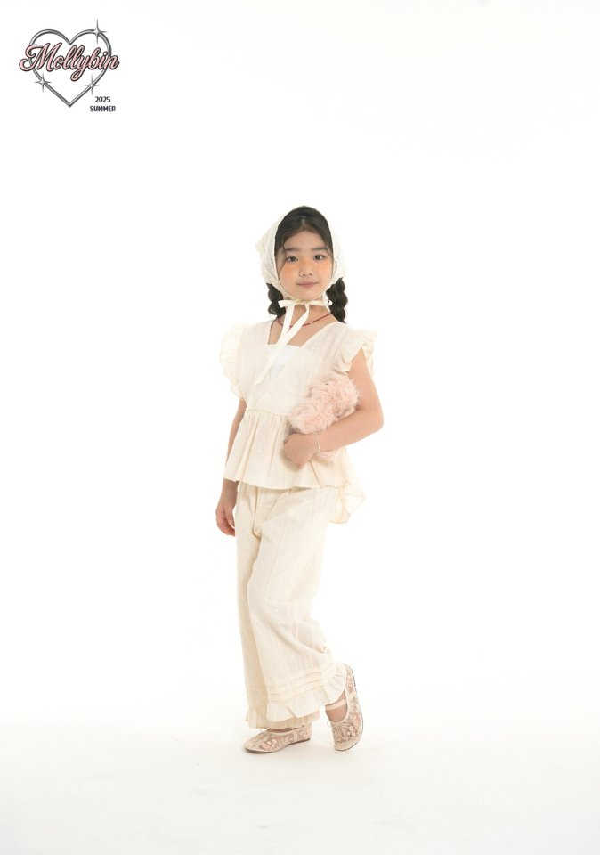 Mollybin - Korean Children Fashion - #toddlerclothing - Sophie Frill Top - 8