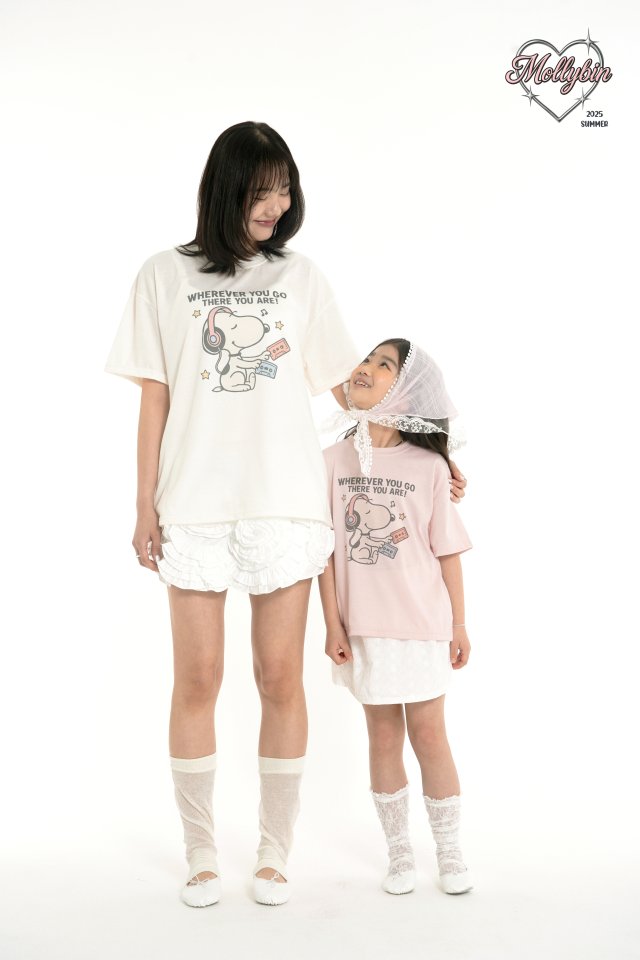 Mollybin - Korean Women Fashion - #momslook - Essential Rhythm Tee (with Mom) - 5
