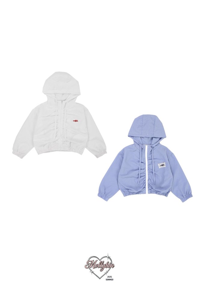 Mollybin - Korean Women Fashion - #momslook - Kitsch Wind Jumper (with Mom)