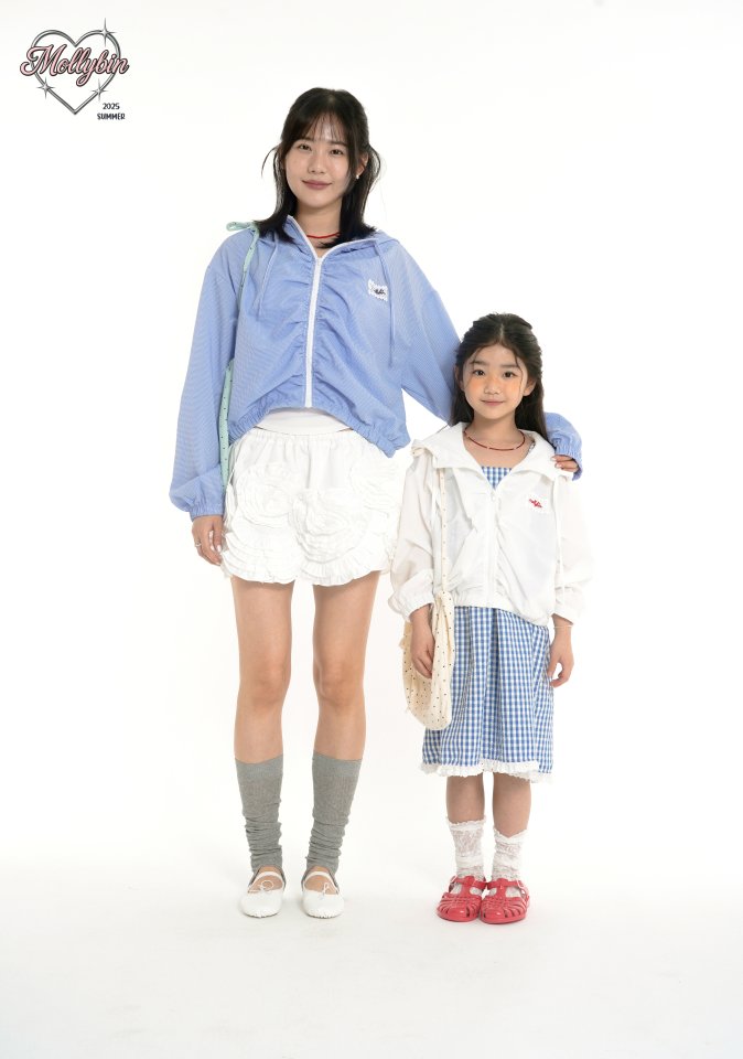 Mollybin - Korean Women Fashion - #momslook - Kitsch Wind Jumper (with Mom) - 3