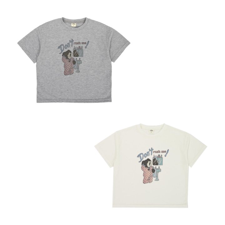 Mollybin - Korean Women Fashion - #momslook - Essential Morning Bear Tee (with Mom) - 2