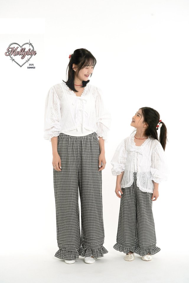 Mollybin - Korean Women Fashion - #momslook - Daphne Lace Cardigan (with Mom) - 3