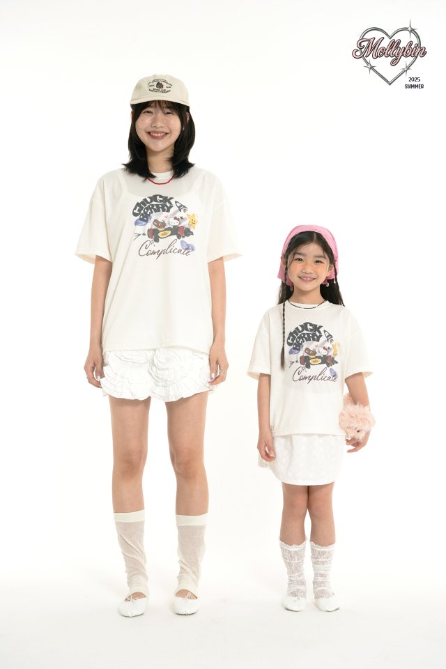 Mollybin - Korean Women Fashion - #momslook - Essential Rocket Tee (with Mom) - 3