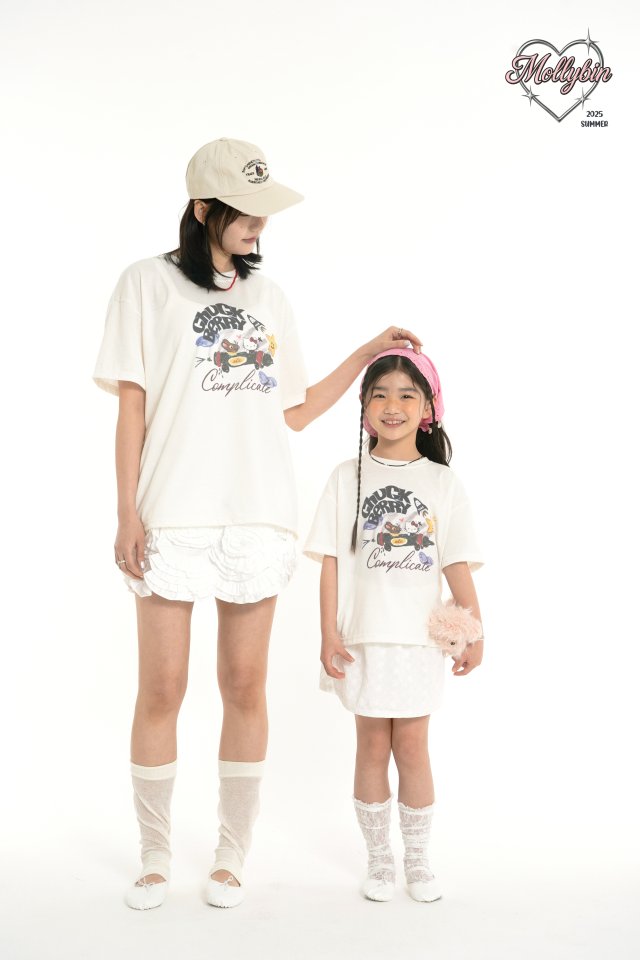 Mollybin - Korean Women Fashion - #momslook - Essential Rocket Tee (with Mom) - 5