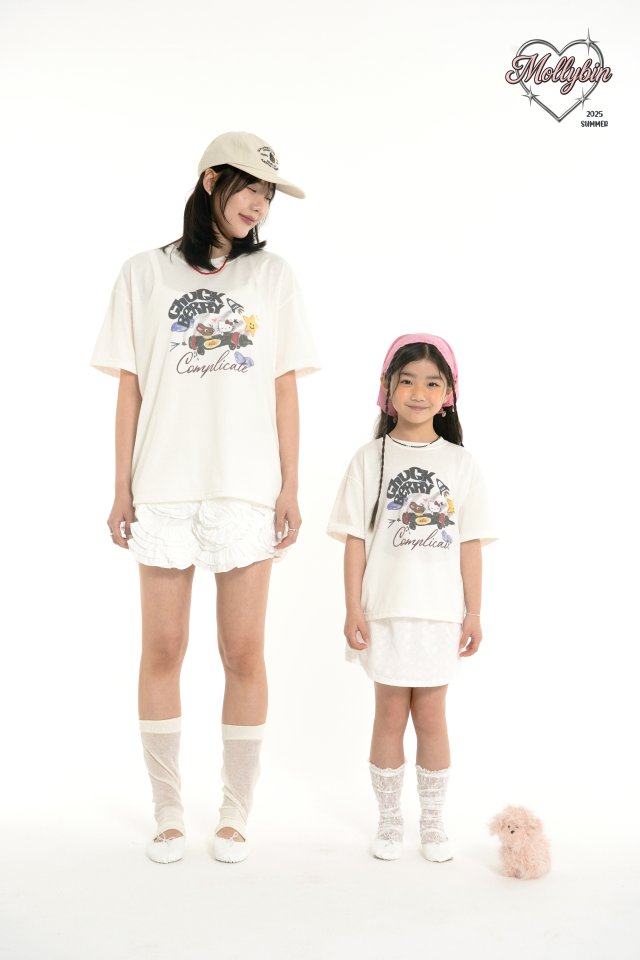 Mollybin - Korean Women Fashion - #momslook - Essential Rocket Tee (with Mom) - 7