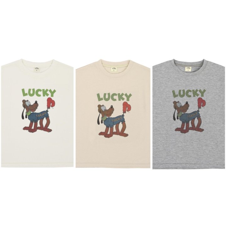 Mollybin - Korean Women Fashion - #momslook - Essential Lucky Tee (with Mom)