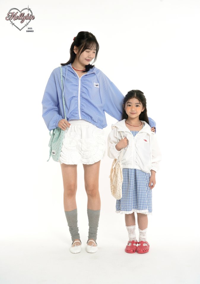 Mollybin - Korean Women Fashion - #momslook - Kitsch Wind Jumper (with Mom) - 4