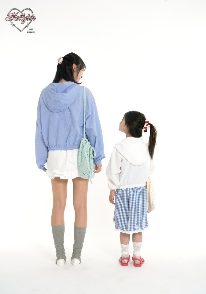 Mollybin - Korean Women Fashion - #womensfashion - Kitsch Wind Jumper (with Mom) - 8