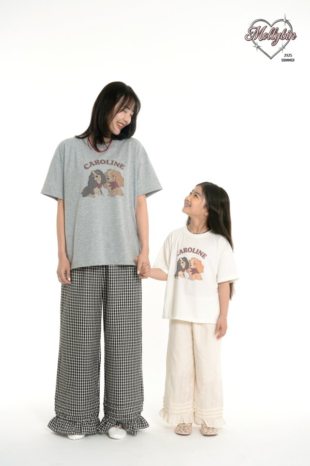 Mollybin - Korean Women Fashion - #womensfashion - Essential Caroline Tee (with Mom) - 3