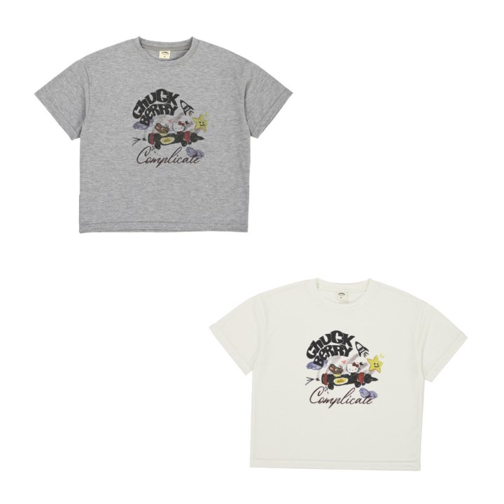 Mollybin - Korean Women Fashion - #womensfashion - Essential Rocket Tee (with Mom) - 2