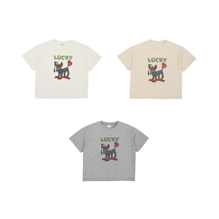 Mollybin - Korean Women Fashion - #womensfashion - Essential Lucky Tee (with Mom) - 2